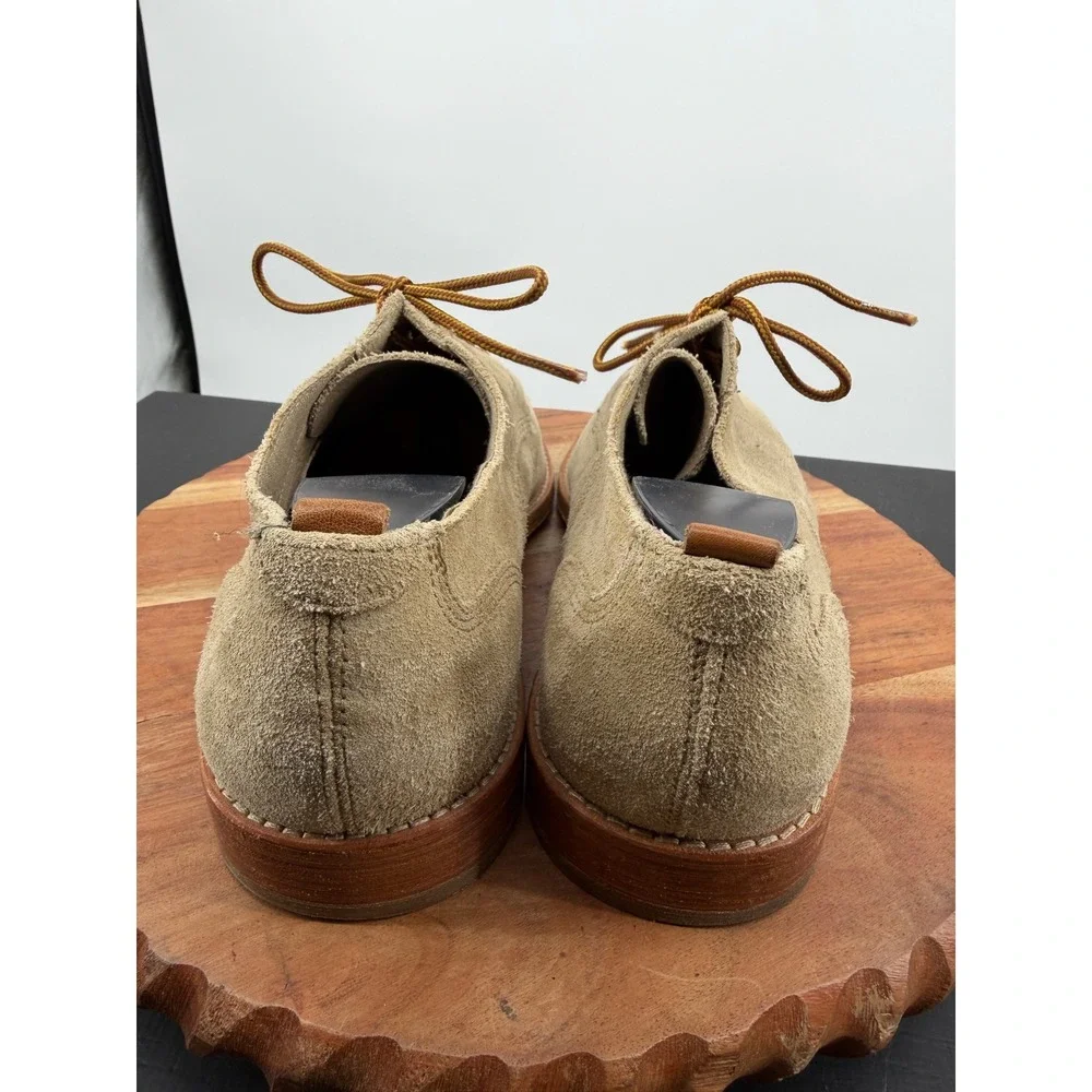 Cole Haan Grand 360 Oxford Shoes Mens 11 Tan Suede Lace Up Derby C33796